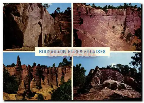 Cartes postales moderne Les Belles Images De Provence Roussillon Grottes Cirques des Eguilles