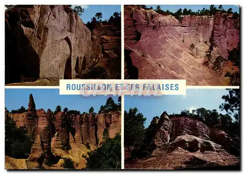 Moderne Karte Les Belles Images De Provence Roussillon Grottes Cirques des Eguilles