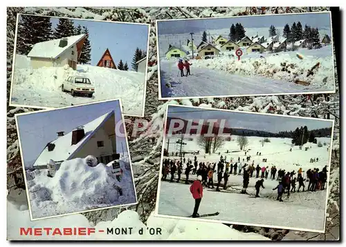 Cartes postales moderne Metabief Mont d&#39Or Village Gai Loisir Ski