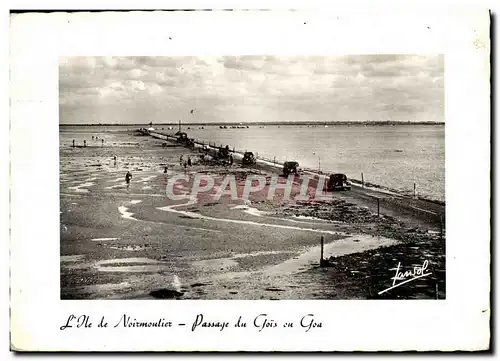 Cartes postales moderne Ile de Noirmoutier Passage du Gois ou Goa