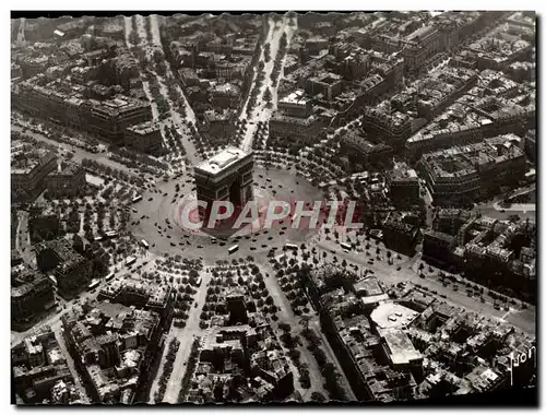 Cartes postales moderne Paris En Avion L&#39Arc De Triomphe Et Place De l&#39Etoile