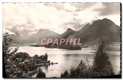 Cartes postales moderne Lac d&#39Annecy Le Port De Talloires Le Lac le roc de Chere