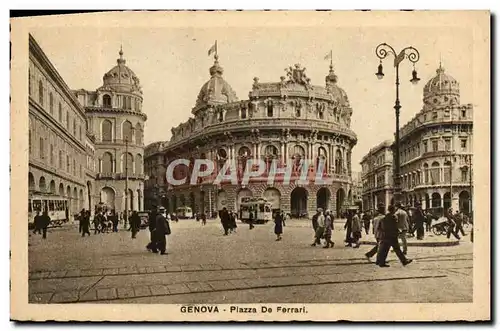 Cartes postales Genova Plazza De Ferrari