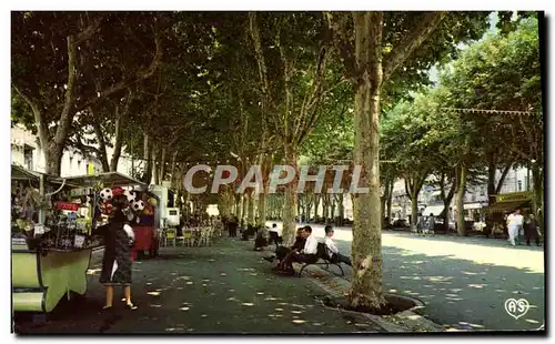 Cartes postales moderne Beziers Les Allees Paul Riquet