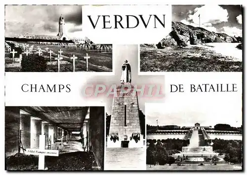 Cartes postales moderne Verdun Champs De Bataille Militaria