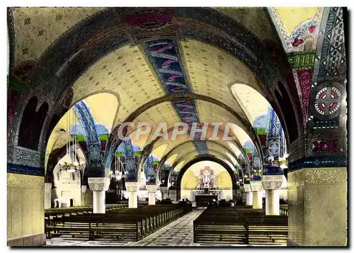 Cartes postales moderne La Basilique De Lisieux La Crypte Vue Generale