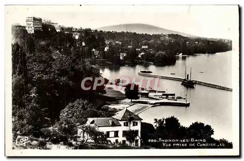 Cartes postales moderne Thonon Les Bains Vue Prise De Concise