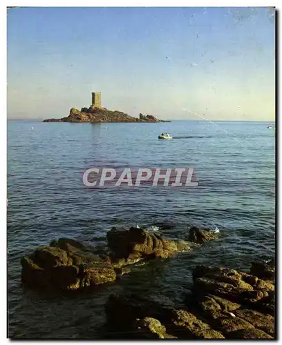 Cartes postales moderne La Corniche De l&#39Esterel Le Dramont Agay L&#39Ile D&#39Or Et Sa Tour