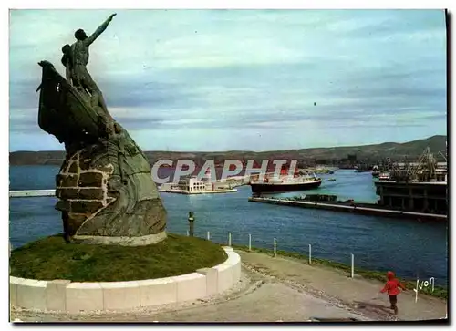 Cartes postales moderne Couleurs Et Lumiere De France Marseille L&#39Entree Port Vue Des Jardins Du Pharo