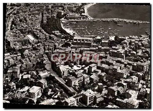 Moderne Karte En Cote d&#39Azur Cannes Vue Aerienne Le Suquet Le Port Et Le Casino