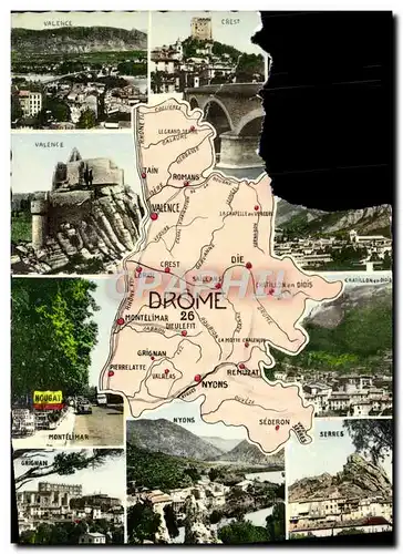 Cartes postales moderne Drome