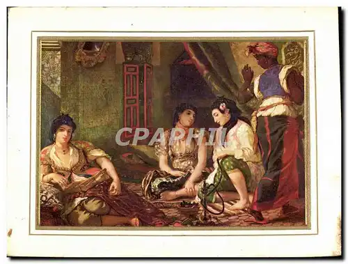 Cartes postales moderne Eugene Delacroix Femmes D&#39Alger