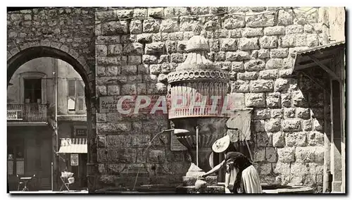 Moderne Karte Vence Fontaine et Porte Du Peyra Femme