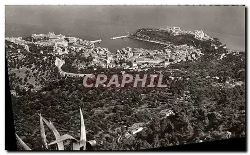 Cartes postales moderne La Cote d'Azur Monaco Vue Generale Prise De La Turbie
