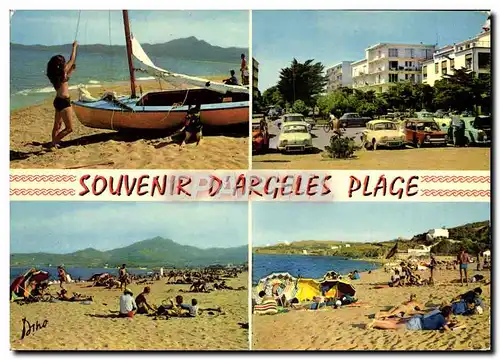 Cartes postales moderne Souvenir D&#39Argeles Plage