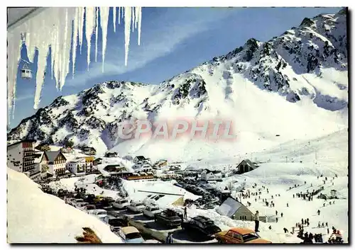 Cartes postales moderne Les Pyrenees La Mongie Vue Sur La Station Et Les Pistes