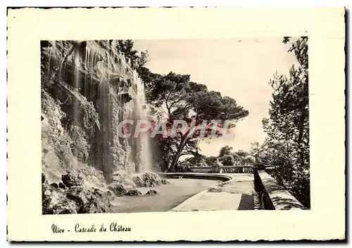 Cartes postales moderne Nice Cascade Du Chateau