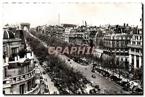 Moderne Karte Paris Et Ses Merveilles Vue Generale Del&#39Avenue Des Champs Elysees Et l&#39Arc De