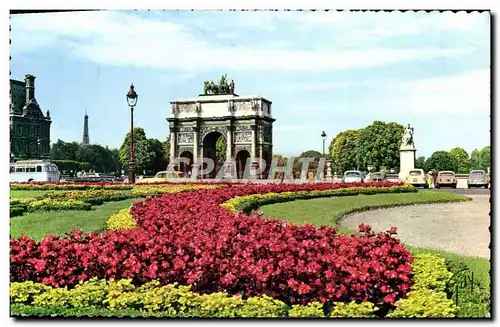 Cartes postales moderne Paris Et Ses Merveilles Jardins Et Arc De Triomphe Du Carrousel