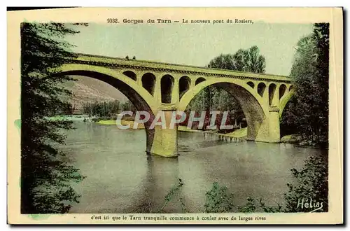 Cartes postales moderne Gorges Du Tarn Le Nouveau Pont Du Roziers