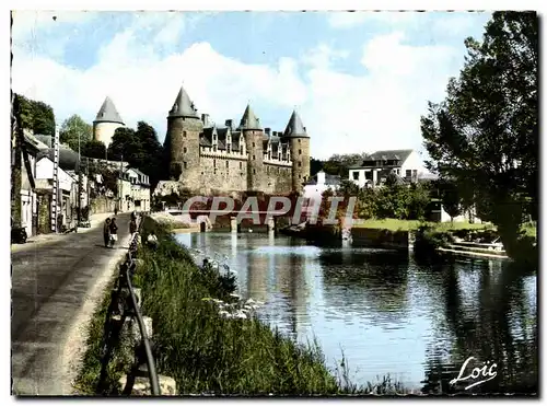 Cartes postales moderne Josselin Le Quai Sur L&#39Oust Et Le Chateau