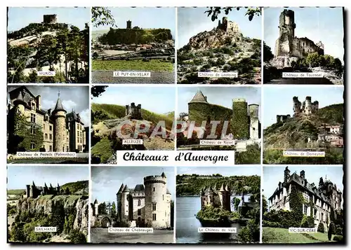 Cartes postales moderne Chateaux d&#39Auvergne