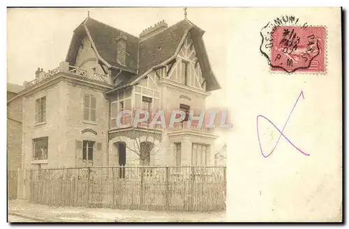 CARTE PHOTO Beaumont Maison bougeoise