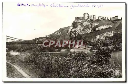 Cartes postales moderne Le Petit Andely Le Pont Suspendu Et Le Chateau Gaillard