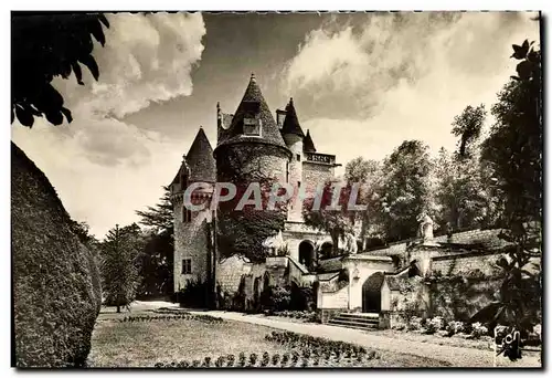 Moderne Karte Chateau Des Milandes Castelnaud Fayrac