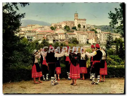 Cartes postales moderne En Pays Catalan La Sardane Par Le Groupe De Saint Laurent De Cerdans Folklore