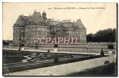 Ansichtskarte AK Environs De Melun Chateau De Vaux Le Vicomte