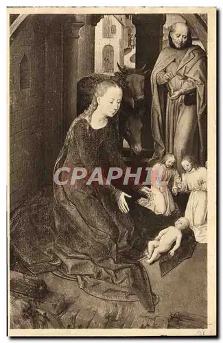 Cartes postales Memling Adoration des Mages Bruges Hopital Saint Jean