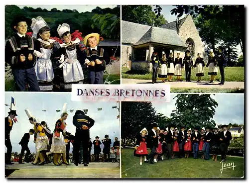 Moderne Karte Danses Bretonnes Folklore