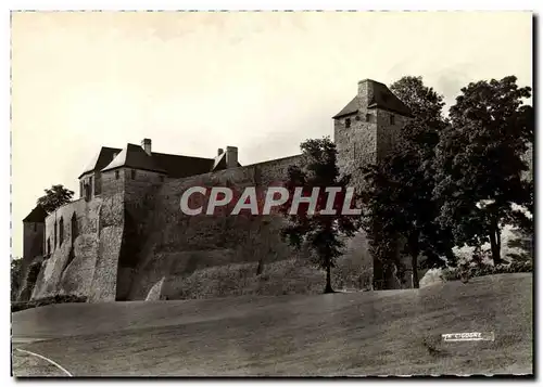 Moderne Karte Caen Les Remparts