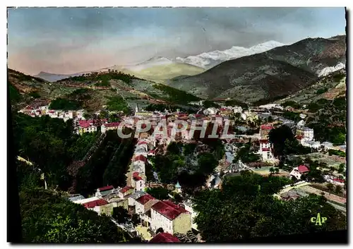Cartes postales moderne Amelie Les Bains Vue Generale Et Le Massif Du Canigou