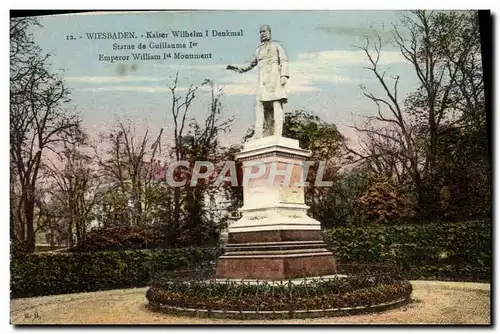 Cartes postales moderne Wiesbaden Kaiser Wilhelm I Denkmal Statue de Guillaume 1er