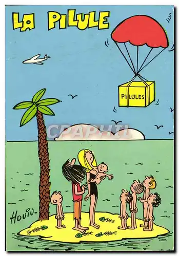 Cartes postales moderne La Pilule Enfants Houiu