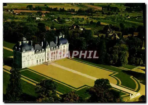 Cartes postales moderne Les Merveilles Du Val e Loire Cheverny Le Chateau Vu d&#39Avion