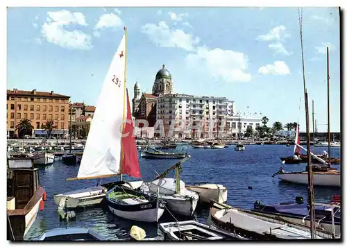 Cartes postales moderne La Cote D'Azur Saint Raphael Le Pont Bateaux