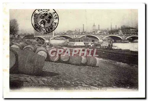 Cartes postales moderne Paris Reproduction D&#39Une Carte La Seine A Bercy