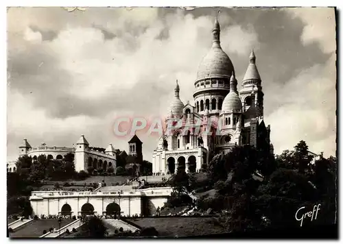 Cartes postales moderne Paris La Basilique Du SAcre Coeur De Montmartre