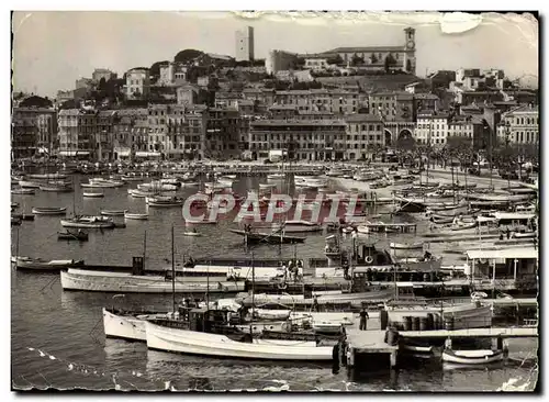 Cartes postales moderne La Cote d&#39Azur Cannes Le Port Vue Generale Du Suquet