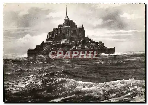 Cartes postales moderne Mont Saint Michel Le Mont Par Maree D'Equinoxe