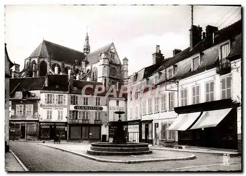 Cartes postales moderne Saint Florentin Place Des Fontaines