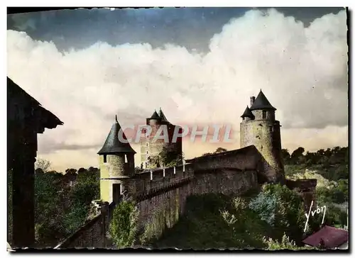 Moderne Karte Fougeres Le Chateau Tours Du Guet De Melusine Et Du Gobelin