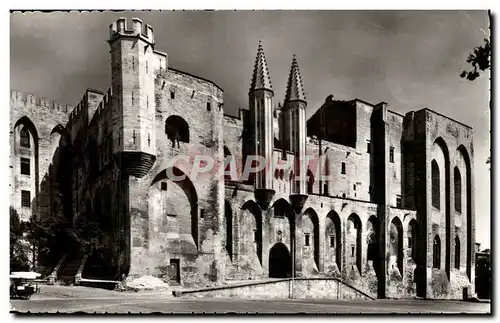 Cartes postales moderne Avignon Palais Des Papes Facade occidentale