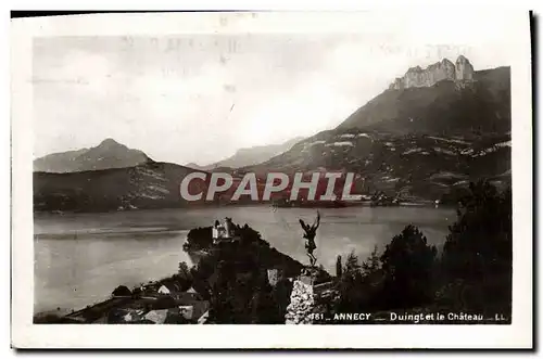 Cartes postales moderne Annecy Duingt et Le Chateau