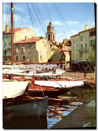 Moderne Karte Couleurs Et Lumiere De France La Cote d&#39Azur Saint Tropez Bateaux