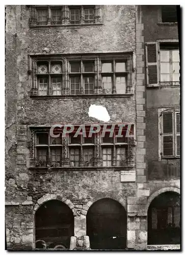 Cartes postales moderne Villefranche De Rouergue Maison 15eme Place Notre Dame