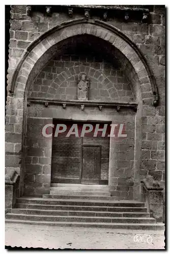 Cartes postales moderne La Souterraine L&#39Eglise Porte Laterale Statue De Notre Dame De La Souterraine